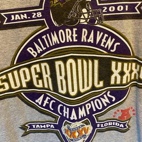 Baltimore ravens super bowl tee large true fan - Picture 7 of 10